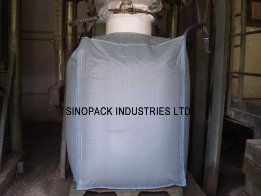 خرید کیسه های حجیم پلی پروپیلن با پنل خاکستری بزرگ FIBC UV با پوشش پلی پروپیلن online manufacture
