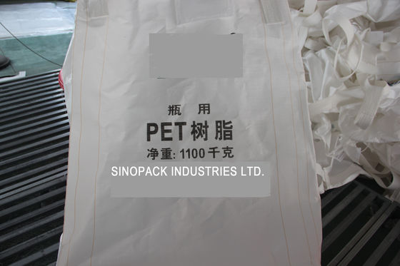 خرید پلی پروپیلن دایره ای / کیسه بزرگ لوله ای FIBC برای بسته بندی رزین PET online manufacture