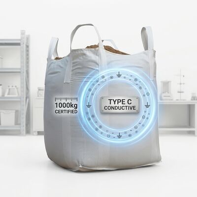 خرید Bulk Chemical Raw Material Transportation Bag 1000kg Conductive Static Protection Type C for Catalyst Powder online manufacture