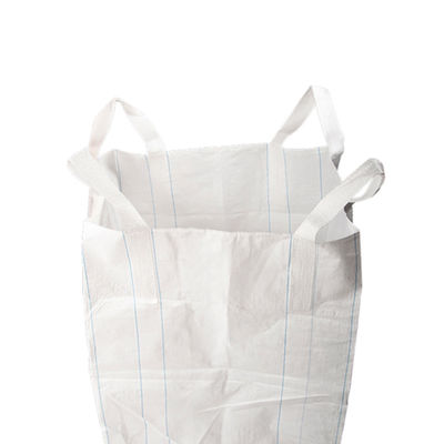خرید کیسه بزرگ UN Big Bag FIBC با دهانه پرکننده بالایی دافل، دوخت زنجیره ای مضاعف و رنگ سفید برای حمل و نقل ایمن فله online manufacture