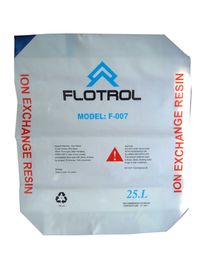 Surface anti slide fertilizers / foodstuff / salt PE valve bags automatically close itself