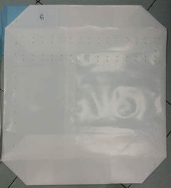 Surface anti slide fertilizers / foodstuff / salt PE valve bags automatically close itself