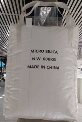 کیسه بزرگ UN FIBC با دوخت زنجیره ای حلقه آبی و رنگ سفید برای حمل و نقل ایمن